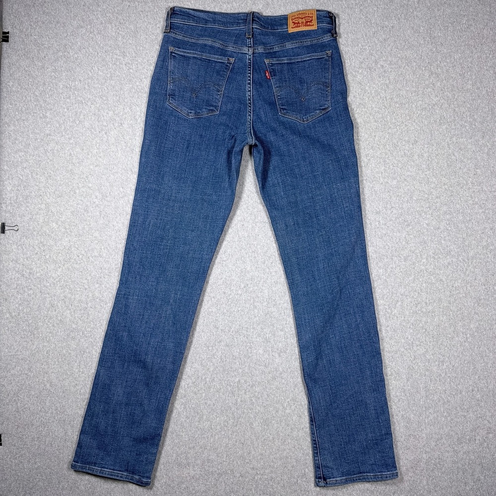 Levi Strauss & Co Womens Classic Straight Leg Blue Jeans Size 4 Medium Wash - Picture 7 of 12